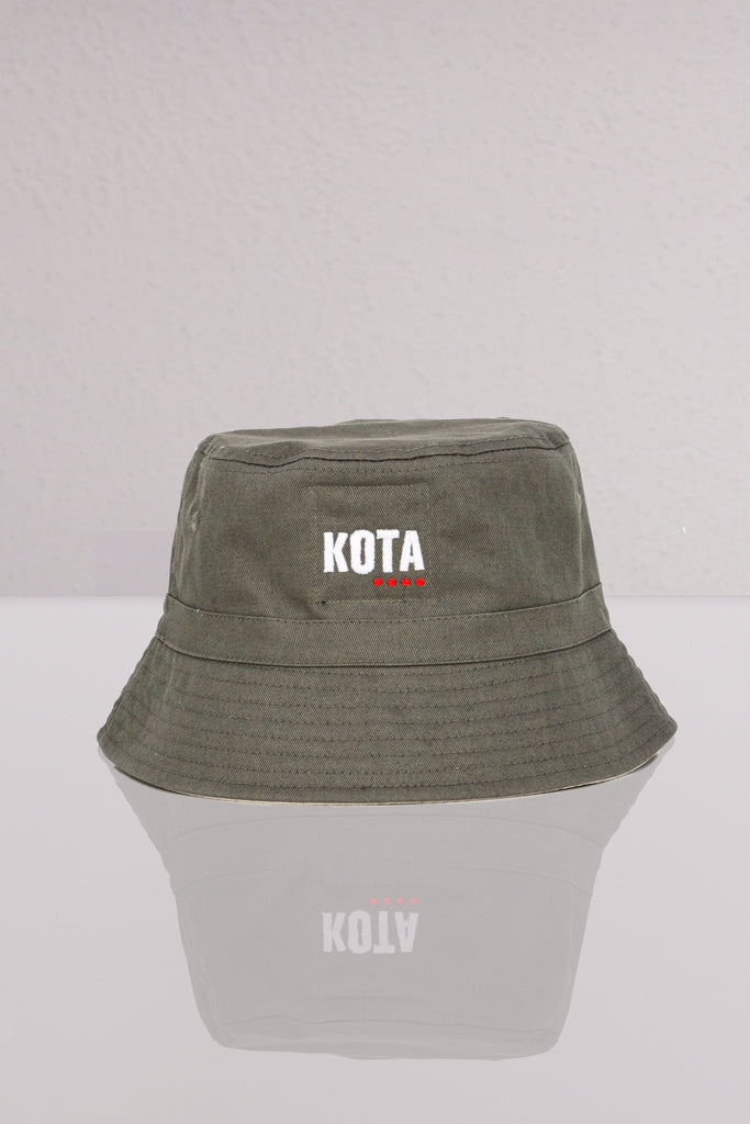 Kota Originals Reversible bucket hat Green/beige